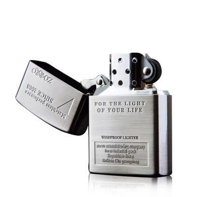Бензиновая зажигалка ZORRO 'FOR THE LIGHT OF YOUR LIFE' HL-283 HL-283 фото