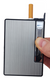 Портсигар на 10 сигарет з автоматичною подачею та запальничкою FOCUS (Гостре полум'я🚀) HL-150 Black HL-150-Black фото 3