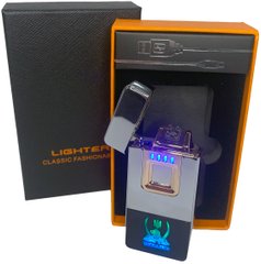 Дуговая электроимпульсная зажигалка с USB-зарядкой⚡️Украина LIGHTER HL-430-Silver-ice HL-430-Silver-ice фото