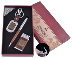 Брелок подарунковий набір, ручка, запальничка Jack daniel's (Гостре полум'я) ST-5623B