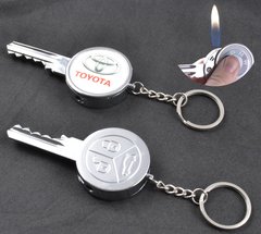 Зажигалка-брелок карманная Ключ от Toyota №4160-2 627505643 фото
