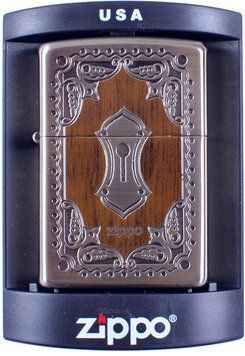 Зажигалка бензиновая Zippo Замок Антик №4228 №4228 фото