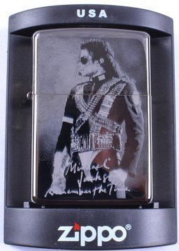 Запальничка бензинова Zippo Майкл Джексон №4222-1 №4222-1 фото