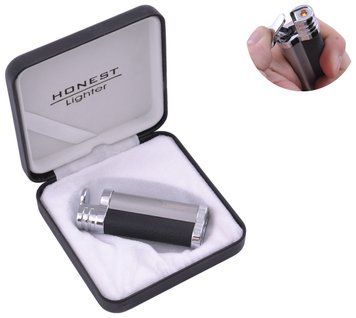 Газовая зажигалка&nbsp;в подарочной коробке Honest 3542 Черная 3542 Чорна фото