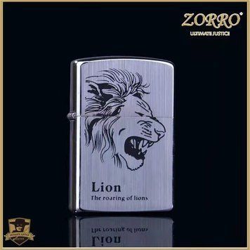 Зажигалка бензиновая ZORRO "Lion: The roaring of lions" HL-284 HL-284 фото