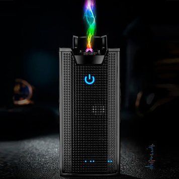 ⚡️ Электроимпульсная USB-зажигалка + Повербанк + Bluetooth-колонка 3-в-1 Haozhe HZ-300 / D653 HZ-300 / D653 фото