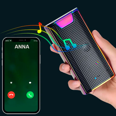 ⚡️ Электроимпульсная USB-зажигалка + Повербанк + Bluetooth-колонка 3-в-1 Haozhe HZ-300 / D653 HZ-300 / D653 фото
