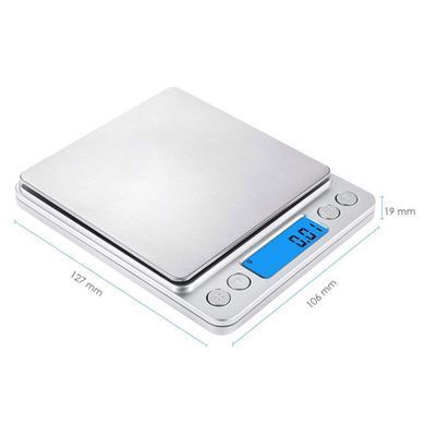 Цифрові настільні ваги Professional Digital Table Top Scale 6295, 3кг (0.1г) +чаши  5463 фото