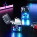 Електрична USB-запальничка з прозорим корпусом та LED-підсвічуванням ⚡HL-647 Black HL-647 Black фото 3