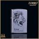 Запальничка бензинова ZORRO "Lion: The roaring of lions" HL-284 HL-284 фото 1