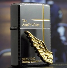 Классическая бензиновая зажигалка Zippo 🔥the Angel Wings LIMITED EDITION D428 D428 фото