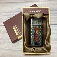 Зажигалка подарочная HAO BANG LIGHTER (Турбо пламя 🔥) D36-2 D36-2 фото