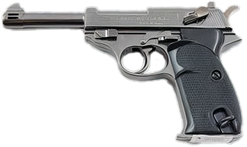 Газова запальничка Пістолет Walther P.38 (Турбо полум'я 🚀) ⚠️ Уцінка ⚠️ 3184 3184 фото