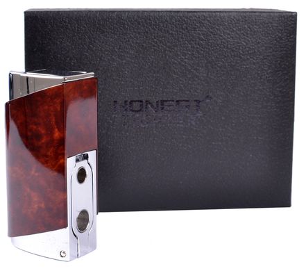 Запальничка для сигар у подарунковій упаковці Honest (2 Гострих полум'я) №3004-1 3004-1 фото