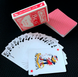 Карты игральные пластиковые для покера "BCG" Колода 54 листа №395-10 Красная рубашка 395-10 Червона сорочка фото 1