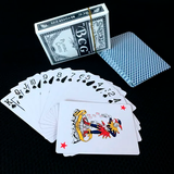 Карты игральные пластиковые для покера "BCG" Колода 54 листа №395-10 Синяя рубашка 395-10 Синя сорочка фото