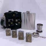 Подарунковий чоловічий набір з флягою 18 oz у шкіряному чохлі &laquo;American Legend&raquo; HPB-18-3 HPB-18-3 фото