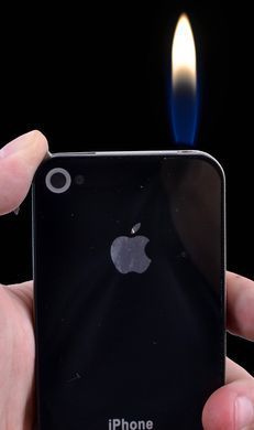 Зажигалка подарочная Apple iPhone (Обычное пламя) №4175 Black 4175-Black фото
