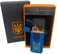 Електрична та газова запальничка Україна (з USB-зарядкою⚡️) HL-432 Blue-ice HL-432-Blue-ice фото