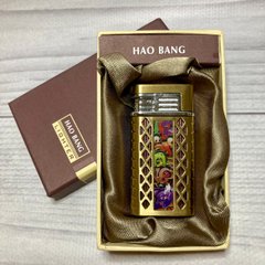Зажигалка подарочная HAO BANG LIGHTER (Турбо пламя 🔥) D36-3 D36-3 фото