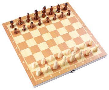 Набор 3в1 Нарды, Шахматы, Шашки (24х24 см) W7721 W7721 фото