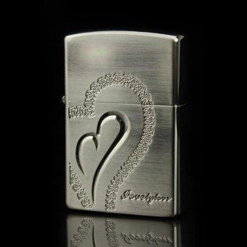 Классическая бензиновая зажигалка Chief 🔥 Love 🩶 LIMITED EDITION D429 D429 фото