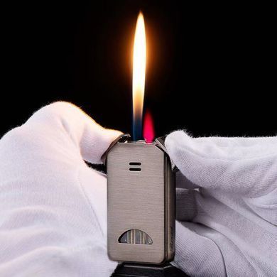 Газовая зажигалка BROAD Lighter с двойным пламенем HL-797 Black HL-797 Black фото