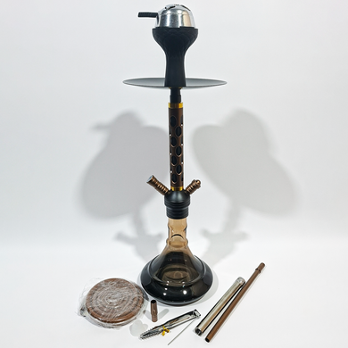 Кальян повний комплект HOOKAH (47 см) &mdash; Бронзовий / Коричневий H3211 H3211 Bronze / Brow фото