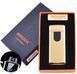 Електроімпульсна запальничка в подарунковій коробці Lighter (USB) №5009 Gold 5009-Gold фото