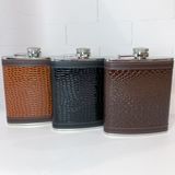 Металева фляга в чохлі під шкіру (BP-18, обʼєм 18oz) BP-18 фото