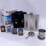 Подарунковий набір з флягою 18 oz у шкіряному чохлі HPB-18-2 HPB-18-2 фото