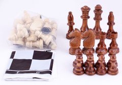 Шахові фігури дерев'яні W-040 W-040 фото