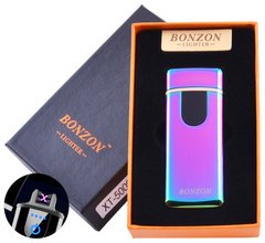 Електроімпульсна запальничка в подарунковій коробці Lighter (USB) №5009 Хамеліон 1333547953 фото