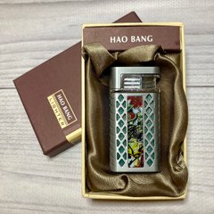 Зажигалка подарочная HAO BANG LIGHTER (Турбо пламя 🔥) D36-4 D36-4 фото