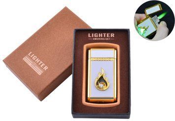 Зажигалка в подарочной коробке Огонь (Турбо пламя) №XT-28 836883418 фото