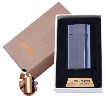 USB зажигалка в подарочной упаковке Lighter (Спираль накаливания) XT-4981 Black XT-4981-Black фото