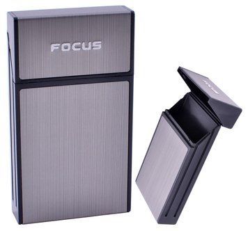 Портсигар на 10 сигарет FOCUS HL-151 Black HL-151 Black фото