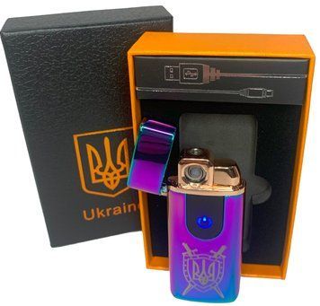 Електрична та газова запальничка Україна (з USB-зарядкою⚡️) HL-432 Colorful-ice HL-432-Colorful-ice фото