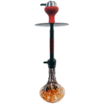 Кальян полный комплект HOOKAH (48 см) &mdash; Красный / Янтарь H3205 H3205 Red / Amber / Black фото