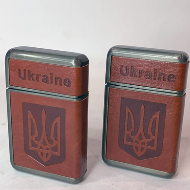 Запальничка кишенькова Україна 🇺🇦 (Турбо полум'я) HL-320 Gray HL-320 Gray фото