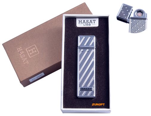 USB зажигалка в подарочной упаковке "Hasat" (Двухсторонняя спираль накаливания) №4800-10 4800-10 фото