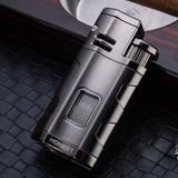 Газовая зажигалка HONEST для сигар (тройное турбо-пламя, пробойник) HL-852 Gun HL-852 Gun фото