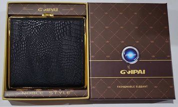 Портсигар в подарунковій упаковці GVIPAI (Шкіра, 20 шт) XT-4979-10 XT-4979-10 фото