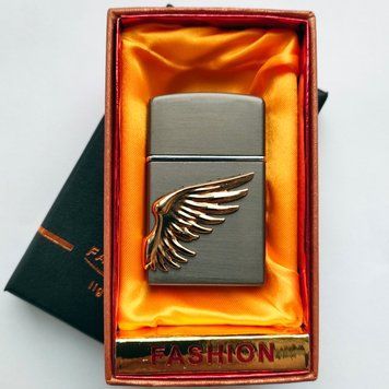 Газовая турбо-зажигалка Fashion Wing с зелёным пламенем (в подарочной коробке) D690 D690 фото