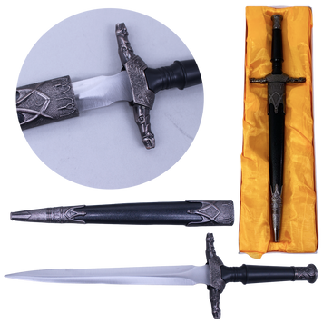 Сувенірний готичний середньовічний кинджал Gothic Medieval Dagger 6F029 (337 мм) 6F029 фото