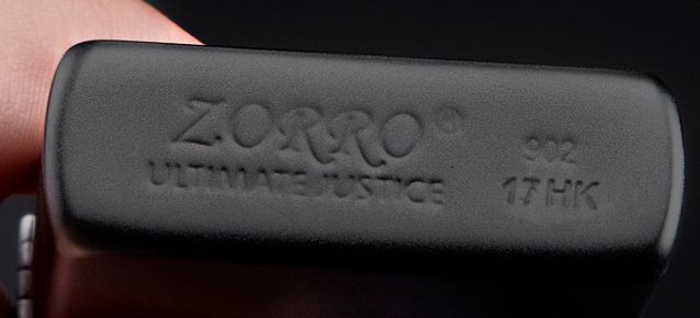 Зажигалка бензиновая 'ZORRO Limited Edition' черная HL-288 HL-288 фото