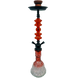 Кальян полный комплект HOOKAH (50 см) &mdash; Красный / Градиент (на 2 трубки) 19-17  19-17 Red / Black / Clear фото 1