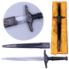 Сувенірний готичний середньовічний кинджал Gothic Medieval Dagger 6F029 (337 мм) 6F029 фото 1