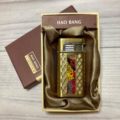 Зажигалка подарочная HAO BANG LIGHTER (Турбо пламя 🔥) D36-6 D36-6 фото
