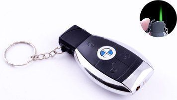 Газова запальничка-брелок BMW (Турбо полум'я) №3367 №3367 фото